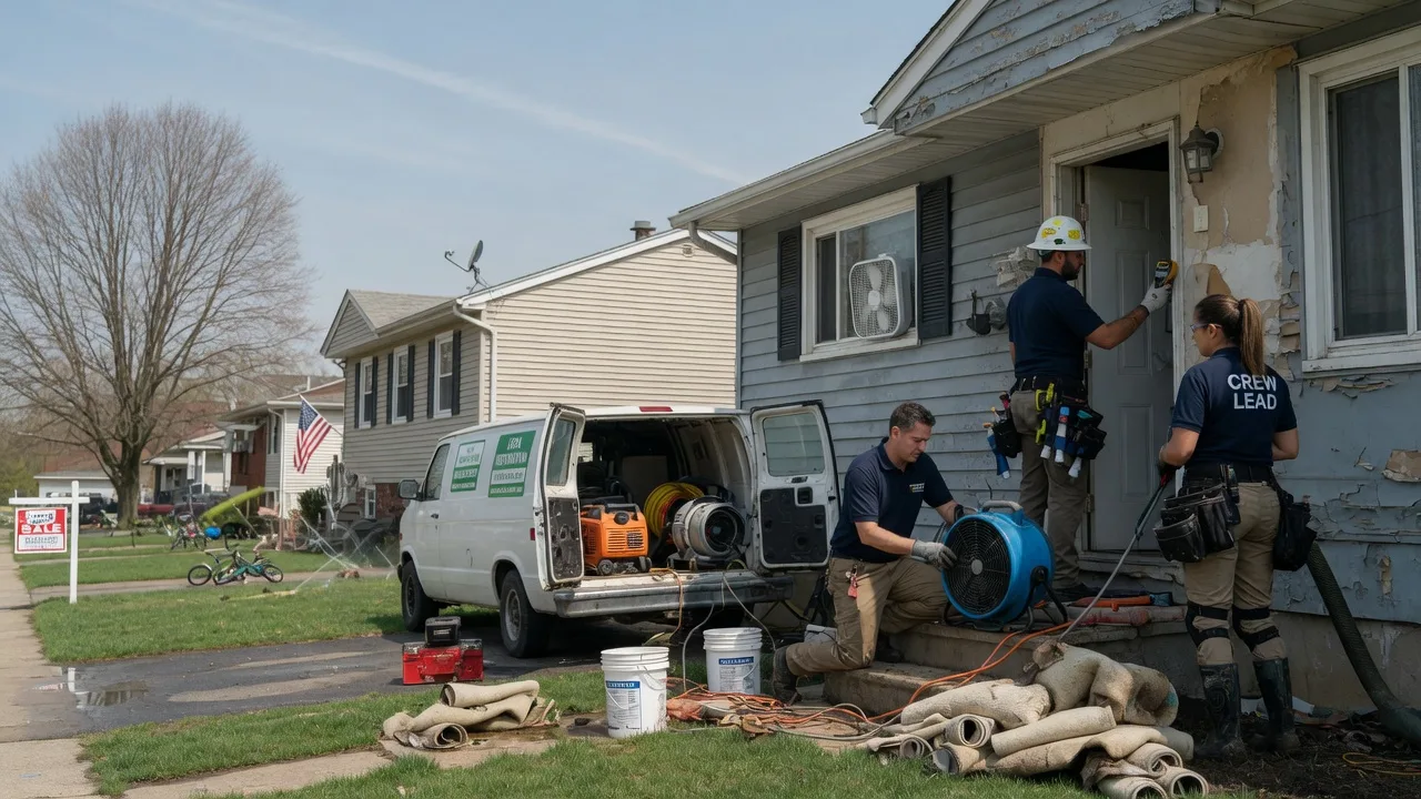 Flood Cleanup in New Paris, IN near me