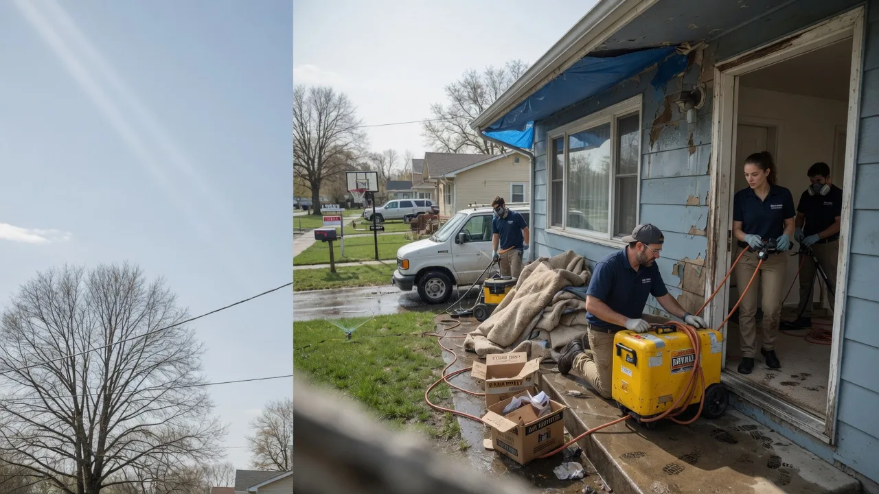 Basement Flood Cleanup in New Paris, IN near me